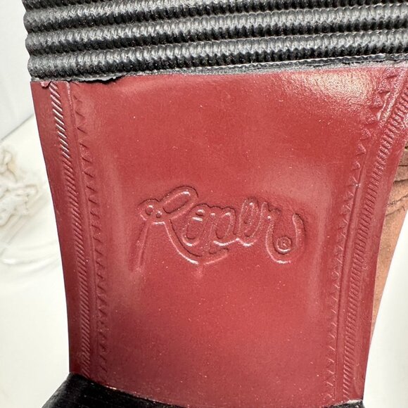 Roper Womens Brown Leather Silver Concho Accent Slip on Loafer Size 8.5 - Picture 10 of 13